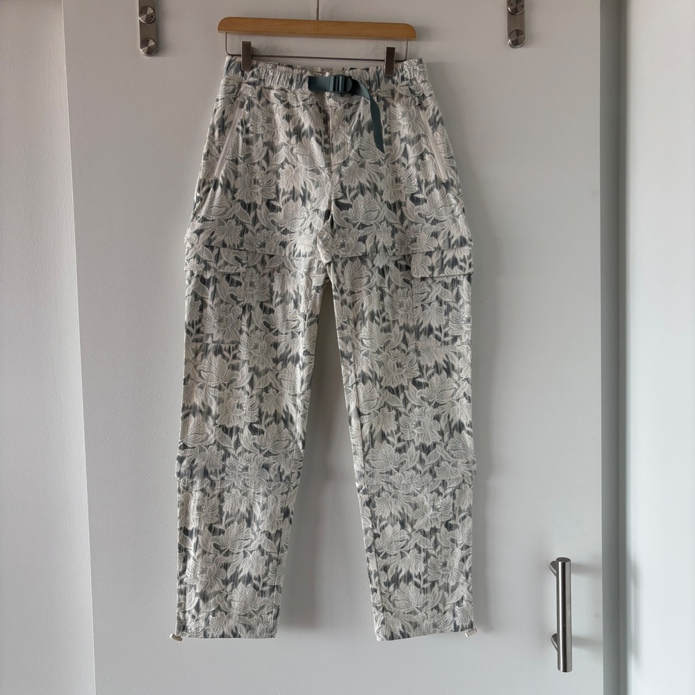 Athleta Trekkie Convertible Hike Pants Floral Print Size 8